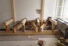 Sanierung einer Holzbalkendecke