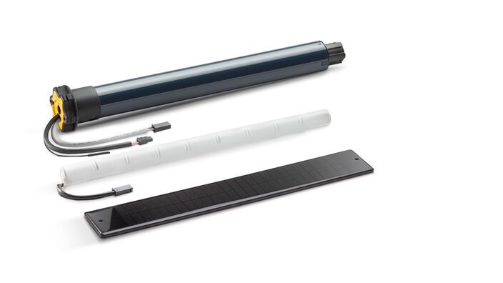 Somfy RS100 Solar io Solar-Rollladenantrieb mit Solarpanel