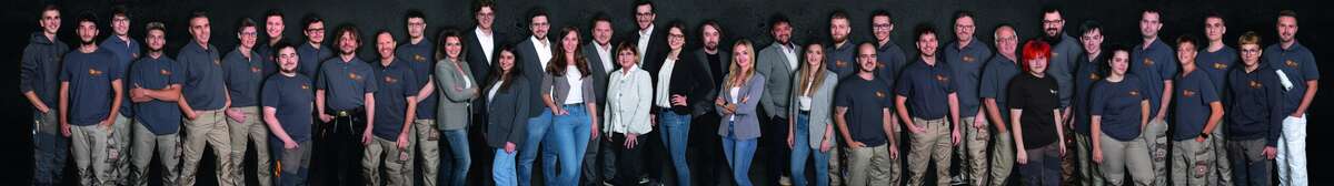 Gruppenfoto des gesamten Lidel-Teams